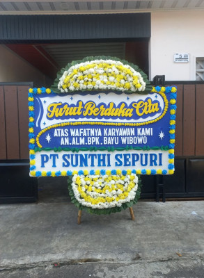 Papan Bunga Duka di Dangerakko
